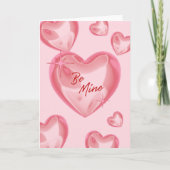 私のものになって バレンタインのグリーティングカード カード (正面)