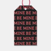 私のものになって バレンタインデーの贈り物 - ロマンチックな愛  ギフトタグ (正面)