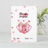 「私のものになって」 ホットココア ヴァレンタインズ シーズンカード (スタンド正面)