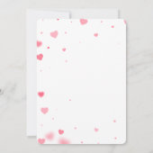 「私のものになって」 ホットココア ヴァレンタインズ シーズンカード (裏面)