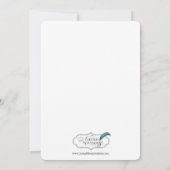 私のものになりなさい、さもなくば！反バレンタインパーティーの招待状 招待状 (裏面)