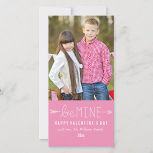 私のものになる  バレンタインの写真カード シーズンカード