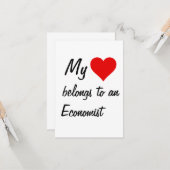 私のものはエコノミストのカード カード (正面/裏面インサイチュ)