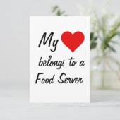 私のものはフードサーバーのカードに属する カード (スタンド正面)