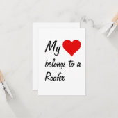 私のものは屋根職人カード カード (正面/裏面インサイチュ)