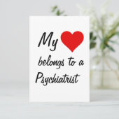 私のものは精神科医のカード カード (スタンド正面)