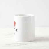 私のものは編み物好きのもの マグカップ (中央)