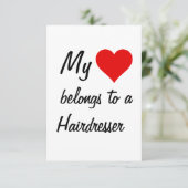 私のものは美容師に属するカード カード (スタンド正面)