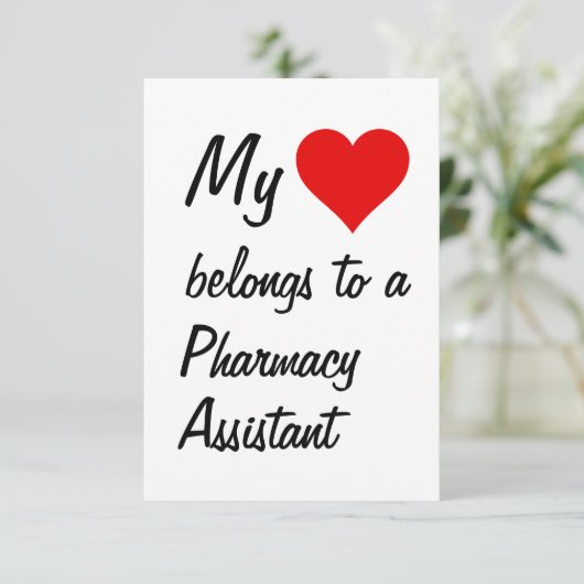 私のものは薬局アシスタント カードに属します カード (スタンド正面)