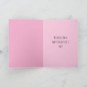 私のもの ハート風船 愛 バレンタインデー カード (内部)