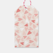 私のもの ピンクのハート バレンタインデー 送り先・送り主 ギフトタグ (裏面)