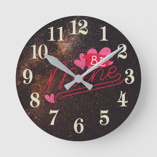 私のもの ラウンド壁時計 (正面)