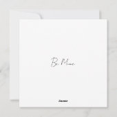 私のもの 愛してる カード (裏面)