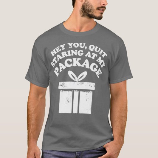 私のやめパッケージを見つめて Tシャツ (正面)