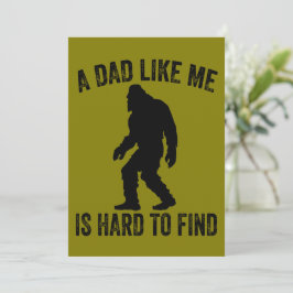 私のようなパパは懸命でパパのビッグフットを見おもしろいつける シーズンカード