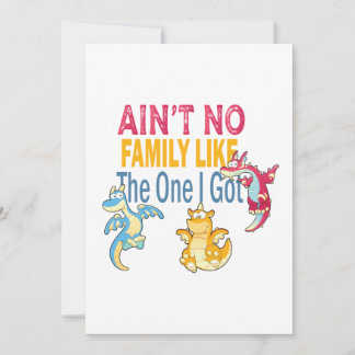 私のような家族はいない得 サンキューカード