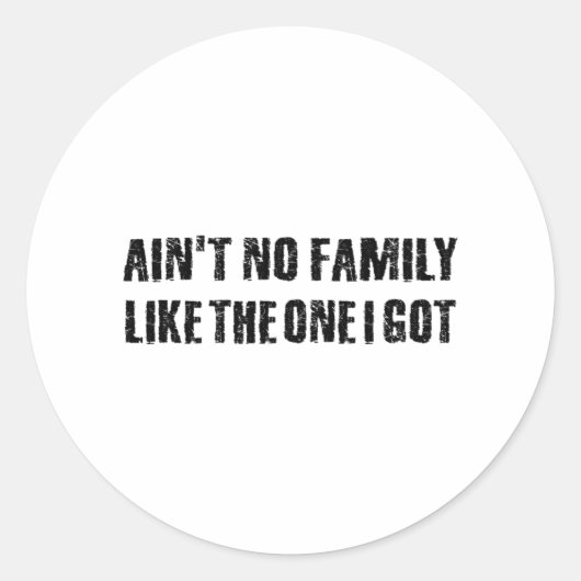 私のような家族はいな得い ラウンドシール (正面)