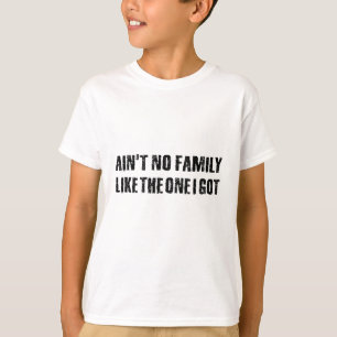 私のような家族はいな得い Tシャツ