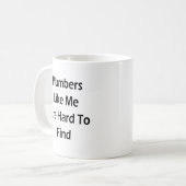私のような鉛管工は希少です コーヒーマグカップ (正面左)