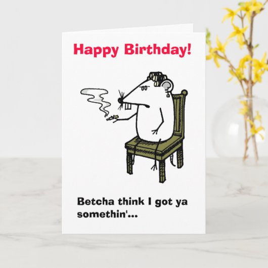 私のように気に カード (黄色い花)