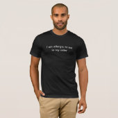私のりんご酒の氷無し Tシャツ (正面フル)