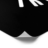 私のアイアン得ユーのアプライアおもしろいンスPun Dark BG ポスター (角)