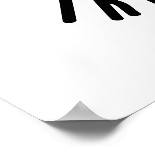 私のアイアン得ユーのアプンおもしろいンを持っている ポスター (角)