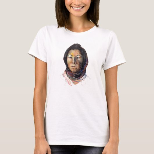 私のアイデンティティの女性のTシャツ Tシャツ (正面)