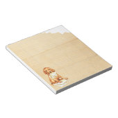 私のアイリッシュ食べセッターの宿題 ノートパッド (アングル)