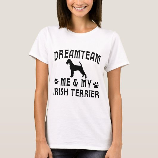 私のアイリッシュ・テリア犬 Tシャツ (正面)