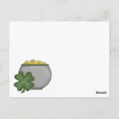 私のアイルランドの帽子 ポストカード (裏面)