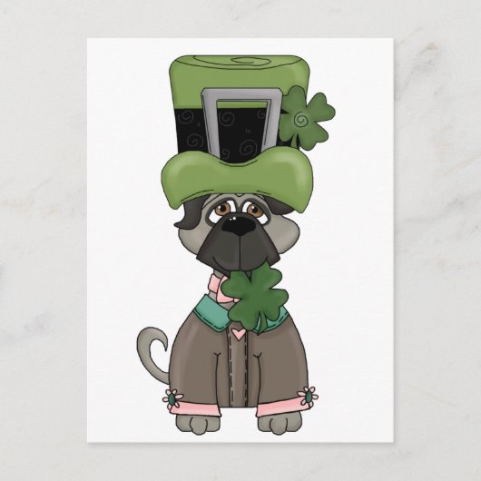 私のアイルランドの帽子 ポストカード (正面)