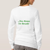 私のアイルランドの目が…微笑している時 Tシャツ (裏面)