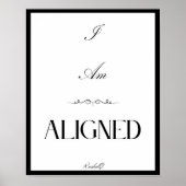 私のアステティックポスターは整列 ポスター (正面)