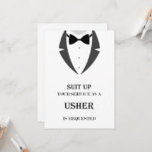 私のアッシャーの提案カードをスーツ カード (正面/裏面インサイチュ)