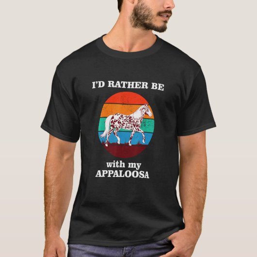 私のアパルーサ馬と Tシャツ (正面)