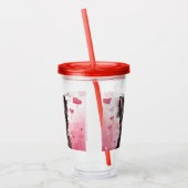 私のアフェンピンシャー犬は私のバレンタパーソナライズされたイン アクリルタンブラー (左)