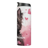 私のアフェンピンシャー犬は私のバレンタパーソナライズされたイン タンブラー (回転右)