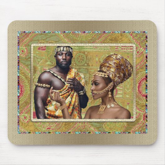 私のアフリカ女王 マウスパッド (正面)