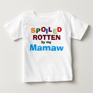 私のアマウベビー幼児Tシャツで腐った腐った ベビーTシャツ