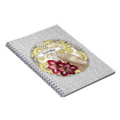 私のアマリリス・クリスチャン・クロス ノートブック (右側)