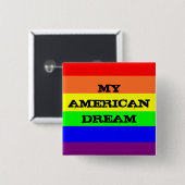私のアメリカン・ドリーム 缶バッジ (正面&裏面)
