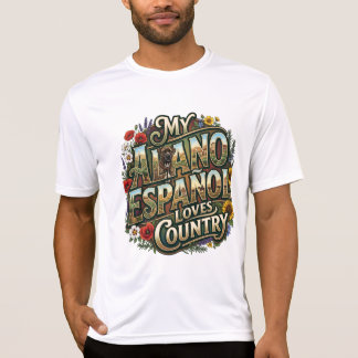 私のアラノ・エスパニョールはカントリーが大好き Tシャツ