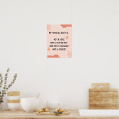 私のアレルギーは冗談ではない ポスター (キッチン)