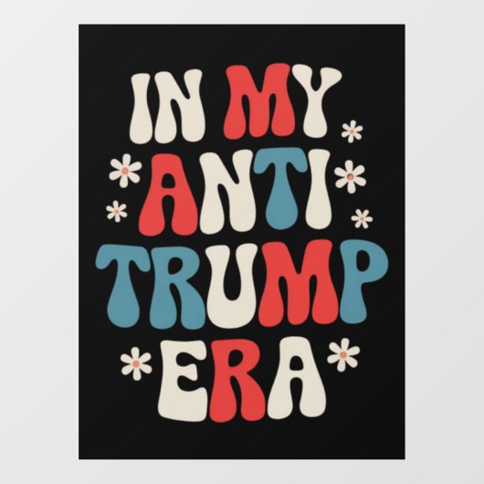 私のアンチトランプ時代2024アンチMAGAアンチ共和国 ウィンドウサイン (シート)