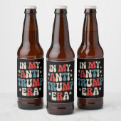 私のアンチトランプ時代2024アンチMAGAアンチ共和国 ビールラベル (ボトル)