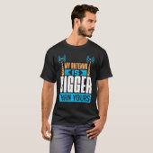 私のアンテナは君のHamラジオのオペレーターより大きい Tシャツ (正面フル)