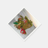 私のアートのケージャンナプキン スタンダードカクテルナプキン (角)
