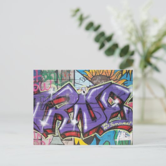 私のアートは生き残る ポストカード (スタンド正面)