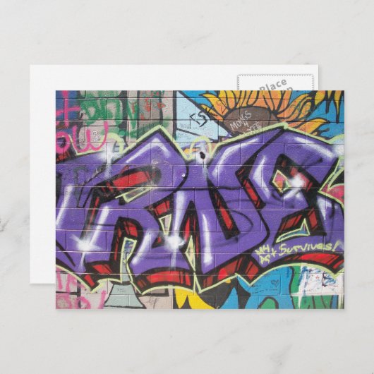 私のアートは生き残る ポストカード (正面/裏面)